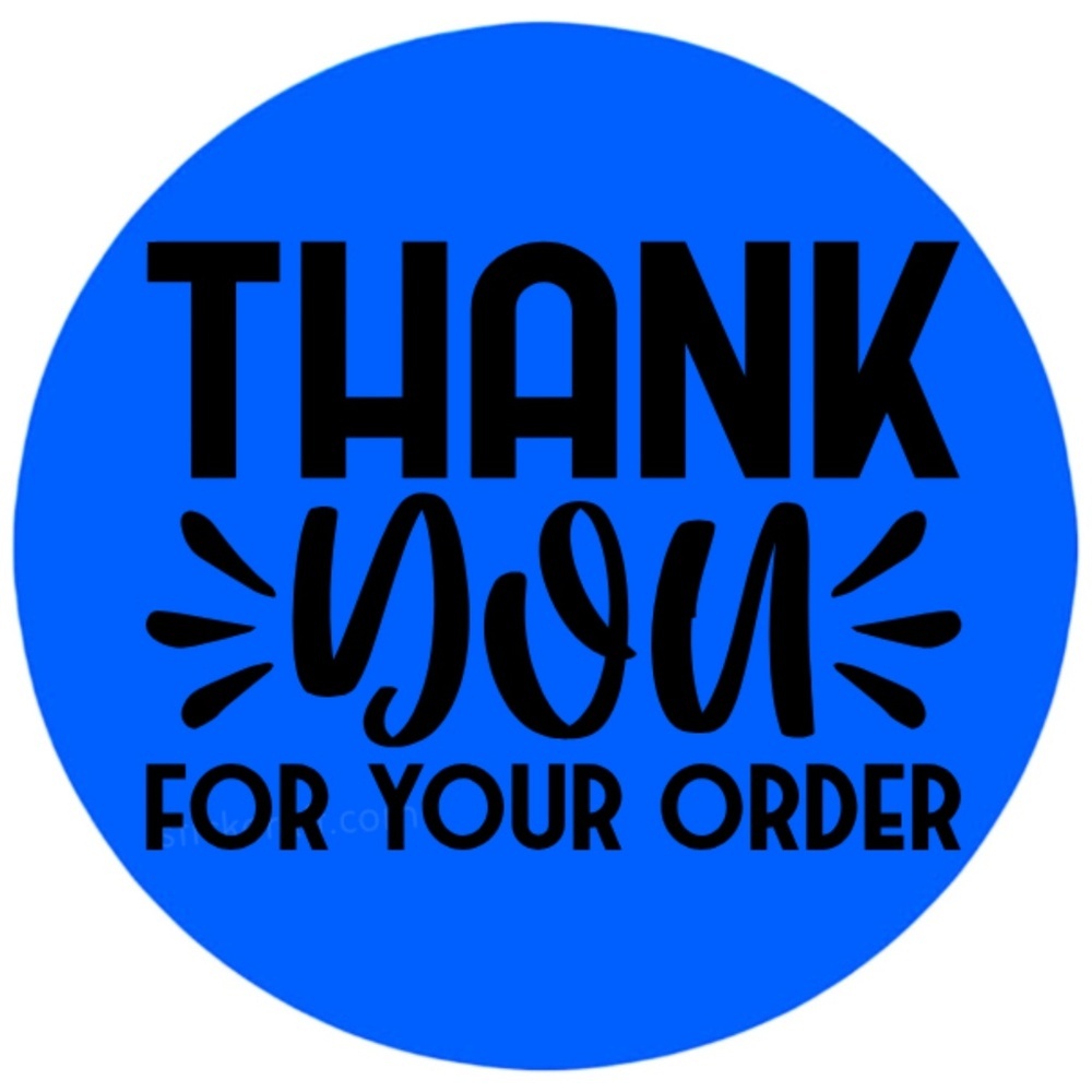 100 thank you for your order stickers | packaging supplies NWT​​​​